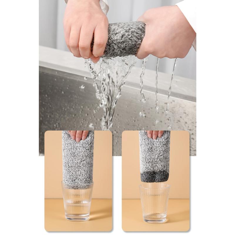 12pcs Dish Towels Scouring Pad Cleaning Sponge Thickened Cleaning Sponges