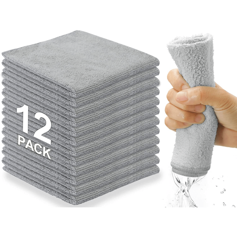 12pcs Dish Towels Scouring Pad Cleaning Sponge Thickened Cleaning Sponges