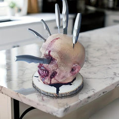 Halloween Block Holder for Spooky Kitchens