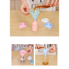 Silicone Fold Leach Shrink Kitchen Tool