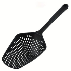 Long Handle Draining Colander for Easy Straining and Washing