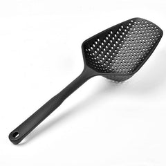 Long Handle Draining Colander for Easy Straining and Washing