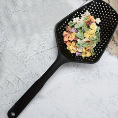 Long Handle Draining Colander for Easy Straining and Washing