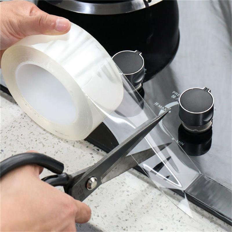 Waterproof Transparent Tape for Kitchen and Bathroom Seams 1 18 x 196 8