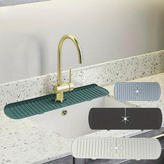 Silicone Sink Faucet Mat Splash Guard Dish Drying Mat