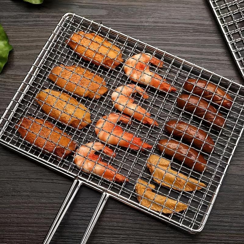 Stainless Steel BBQ Mesh Clip Grid - Outdoor Barbecue Tools