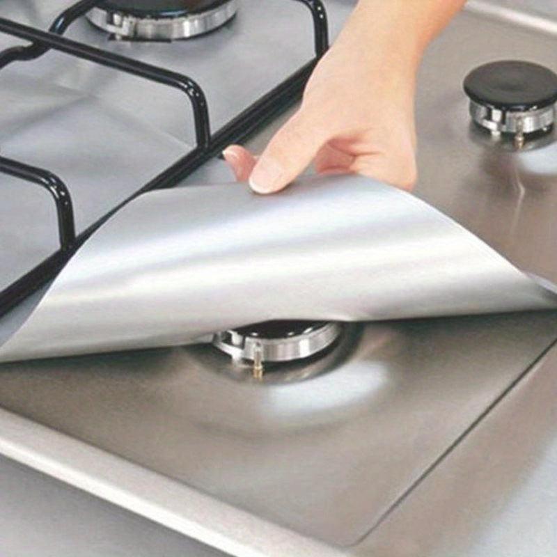 4pcs Gas Stove Mat Protective Anti-Fouling Cleaning Pad Kitchen Accessories