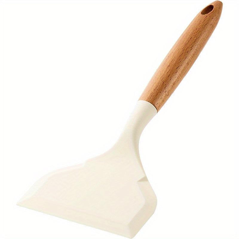 Wide Silicone Spatula Japanese Tamagoyaki Spatula Non Stick Cooking Turner