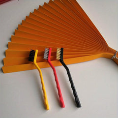3pcs Stainless Steel Brass Nylon Household Cleaning Brushes