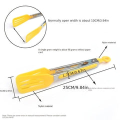 9 Inch Stainless Steel Food Clip for Outdoor Cooking and Camping