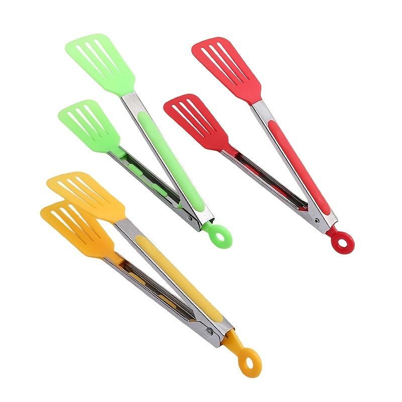 9 Inch Stainless Steel Food Clip for Outdoor Cooking and Camping