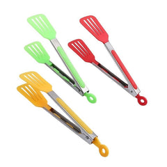 9 Inch Stainless Steel Food Clip for Outdoor Cooking and Camping