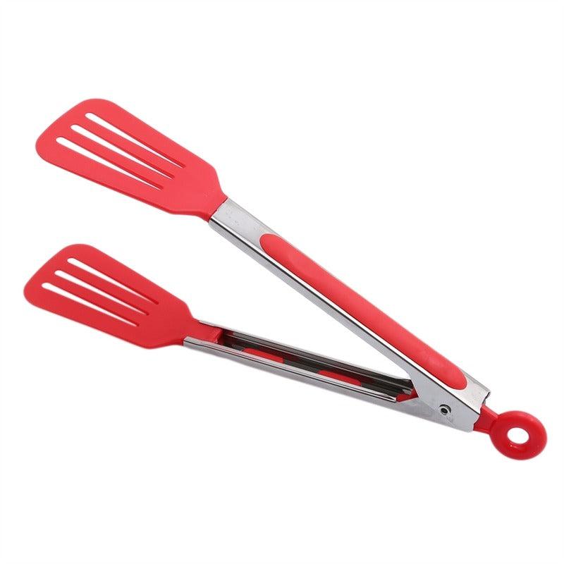 9 Inch Stainless Steel Food Clip for Outdoor Cooking and Camping