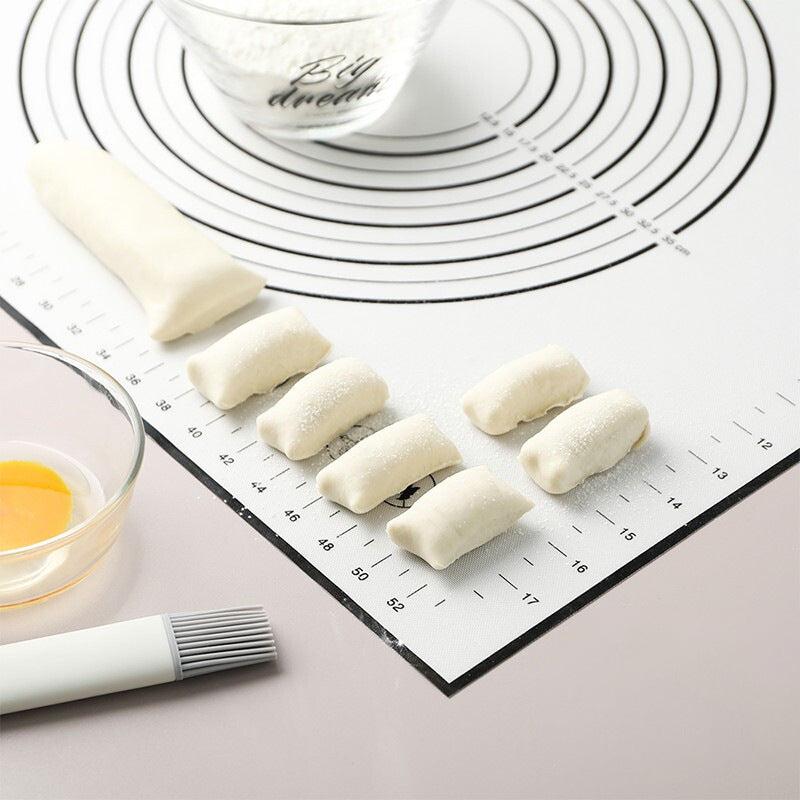 Silicone Kneading Pad Non-stick High/Low Temp Resistance Clear Scale Easy Clean