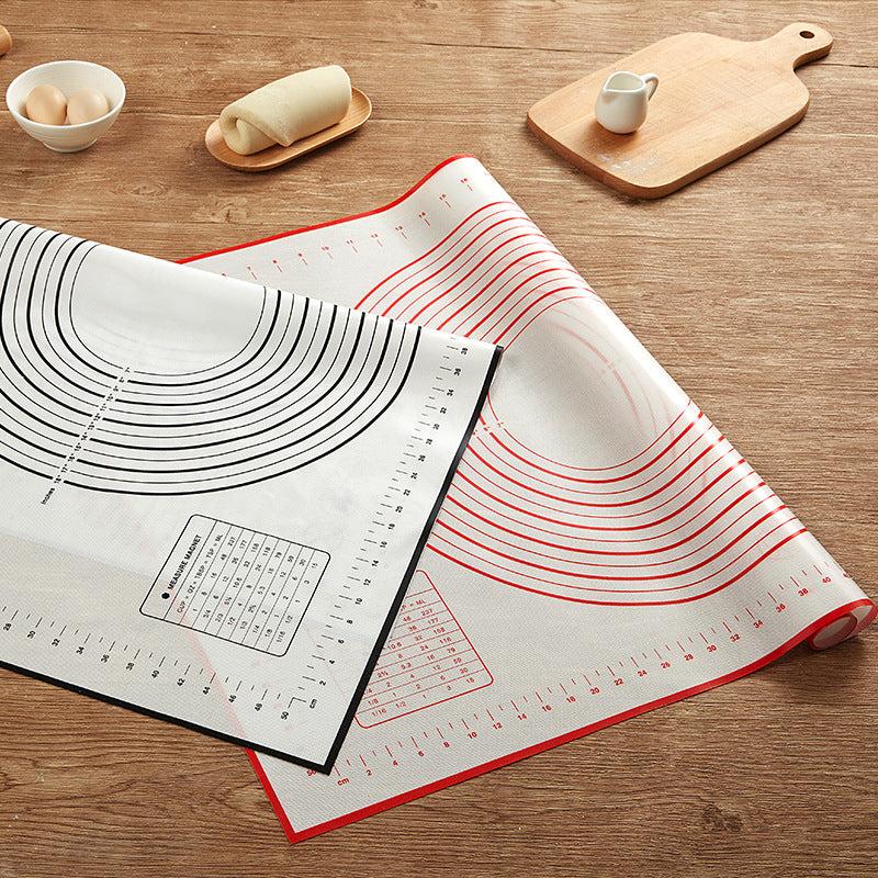 Silicone Kneading Pad Non-stick High/Low Temp Resistance Clear Scale Easy Clean
