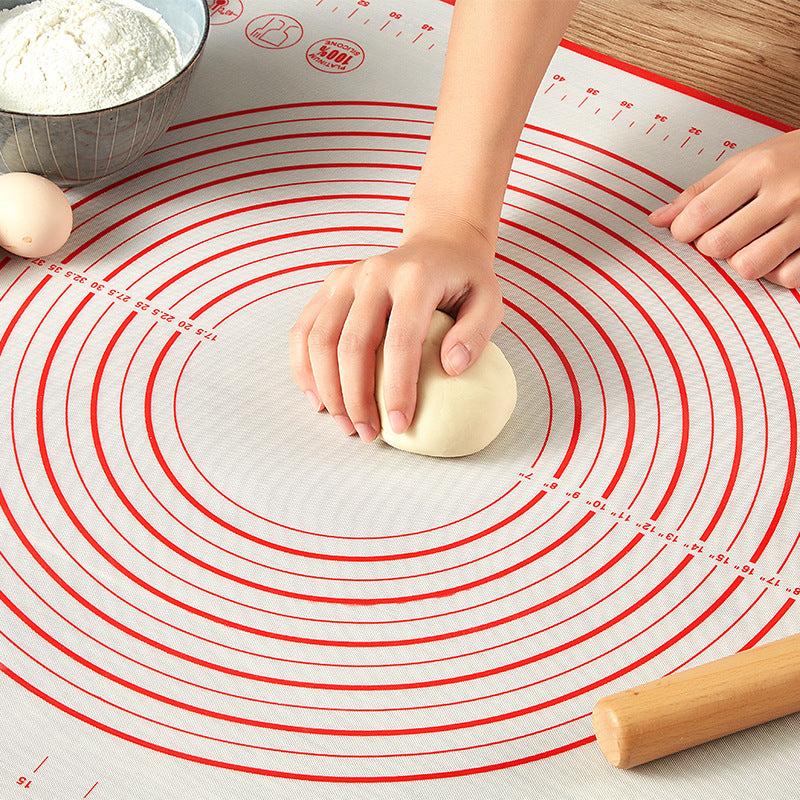 Silicone Kneading Pad Non-stick High/Low Temp Resistance Clear Scale Easy Clean