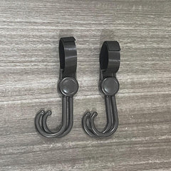 2pcs Adjustable Shopping Hook Clip Outdoor Storage Hanging Solution