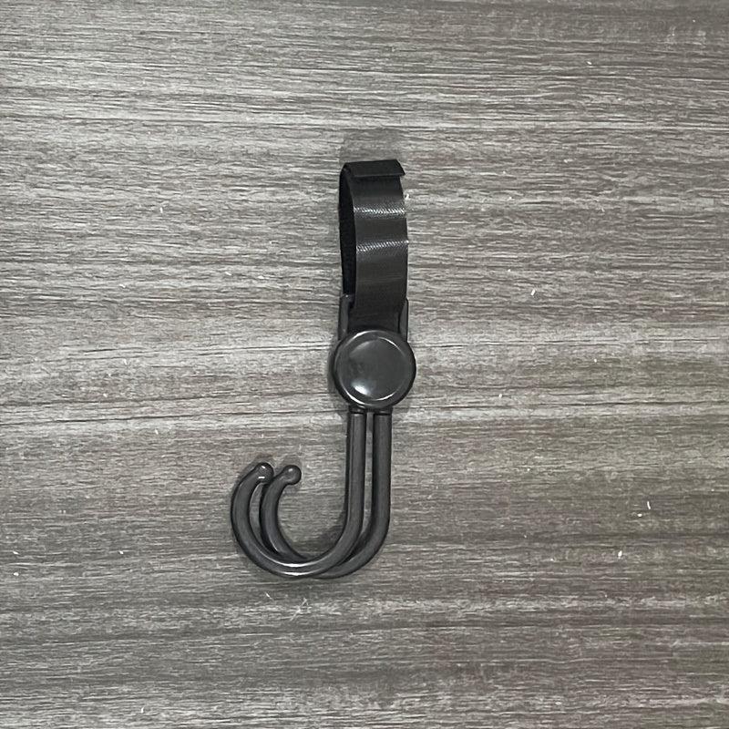2pcs Adjustable Shopping Hook Clip Outdoor Storage Hanging Solution