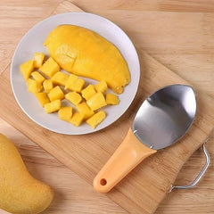 Mango Peeler Tool Cutter Scooping Stainless Steel Slicer Corer Kitchen