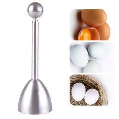 Stainless Steel Egg Topper Shell Cutter Opener Kitchen Gadget
