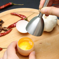 Stainless Steel Egg Topper Shell Cutter Opener Kitchen Gadget