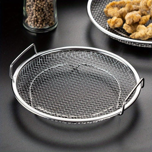 Stainless Steel Frying Filter Tray Fine Mesh Filter Basket for Kitchen
