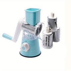 3pcs Rotary Vegetable Slicer Food Grater Potato Chopper Kitchen