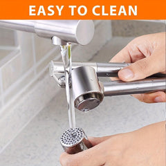 Stainless Steel Garlic Press Multifunctional & Washable Kitchen Gadget
