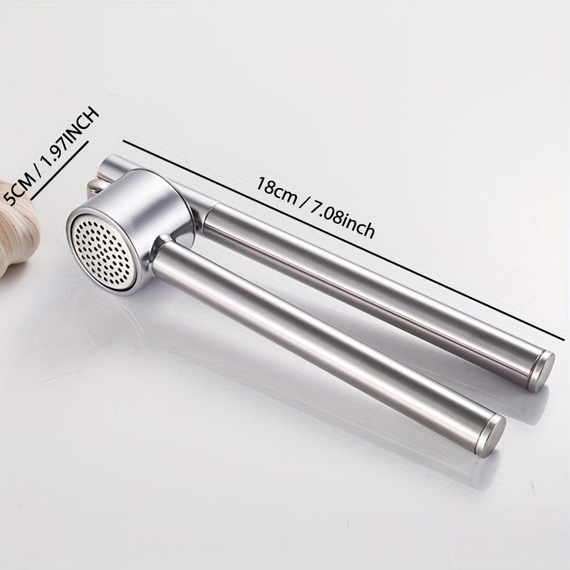 Stainless Steel Garlic Press Multifunctional & Washable Kitchen Gadget