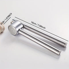 Stainless Steel Garlic Press Multifunctional & Washable Kitchen Gadget