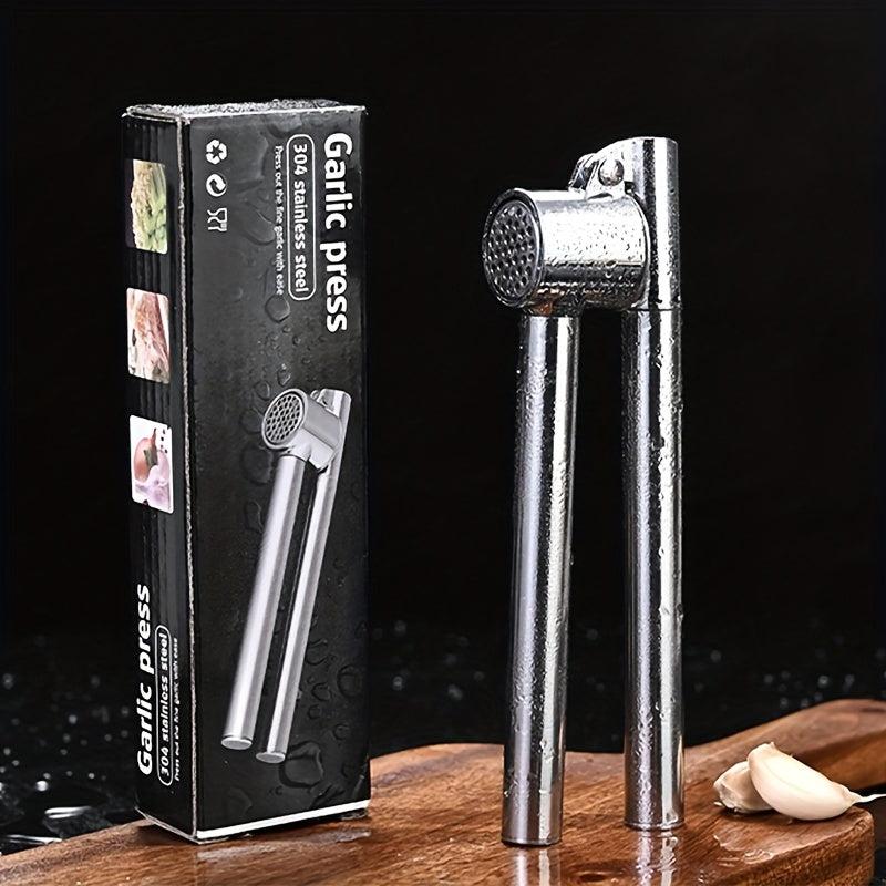 Stainless Steel Garlic Press Multifunctional & Washable Kitchen Gadget