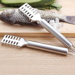 1pc Stainless Steel Fish Scale Remover Peeler Cleaner Brush
