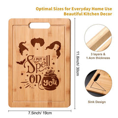 Bamboo Cutting Board Wooden Chopping Board Food Serving Tray