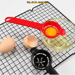 Long Handle Egg Separator Kitchen Egg Spoon Baking Tools