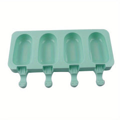 Silicone Popsicle Molds Set of 4 for Summer Fun