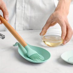 Stretchy Hanging No Odor Spoon Holder Mat - 1pc