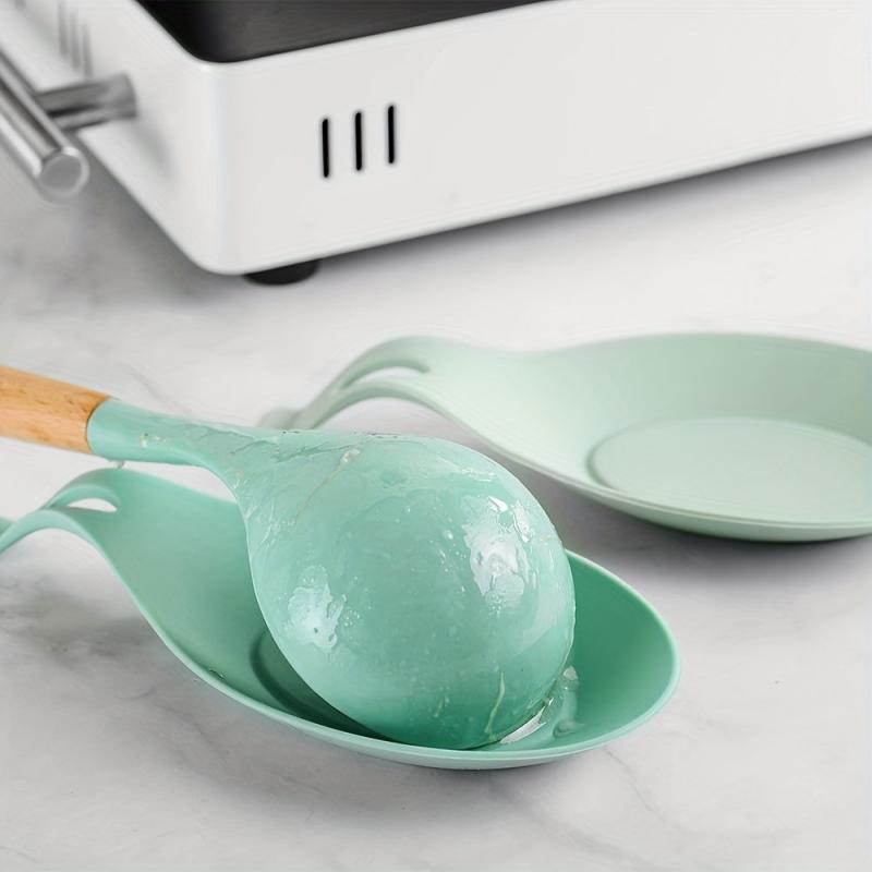 Stretchy Hanging No Odor Spoon Holder Mat - 1pc