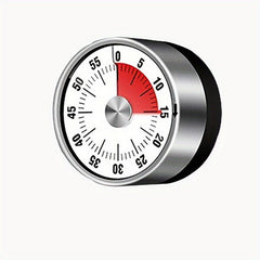 Stainless Steel Mechanical Cooking Timer with Alarm