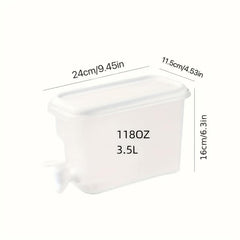 Beverage Dispenser 3.5L Heavy Duty Clear Water Dispenser for Parties