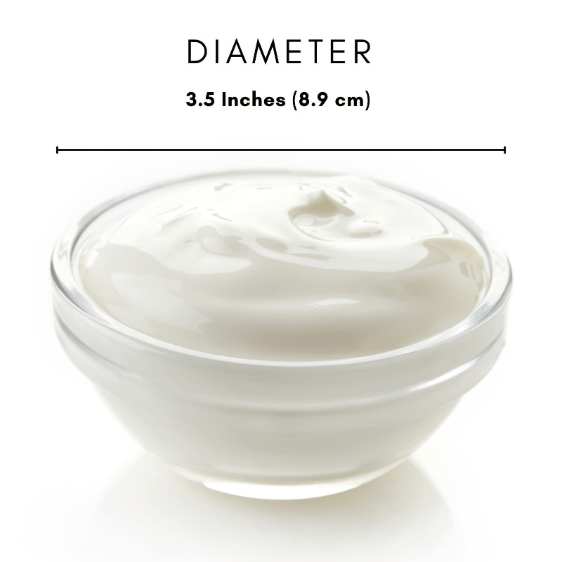 6pcs 8.89cm Mini Glass Bowls Salad Dessert Dipping Sauce Nut Bowl