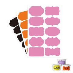 10pcs Irregular Shape Labels Blackboard Sticker PVC Waterproof Adhesive