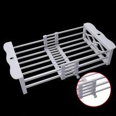 Retractable Drain Rack Telescopic Drain Basket Kitchen Rack