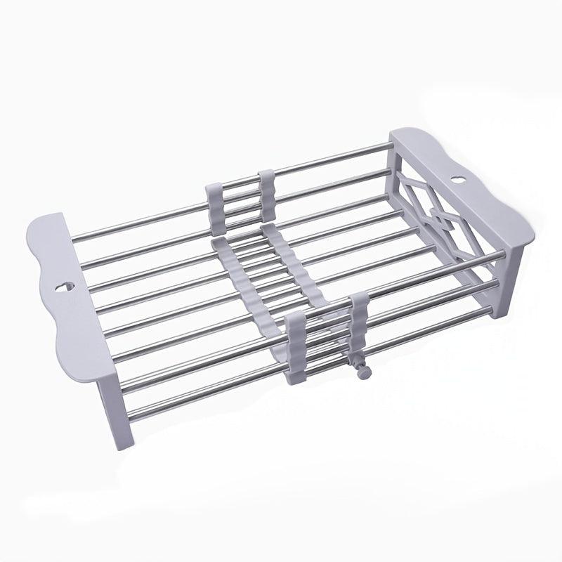 Retractable Drain Rack Telescopic Drain Basket Kitchen Rack