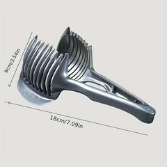 Tomato & Lemon Cutter Tool, Fruit Tongs, Egg Slicer Holder