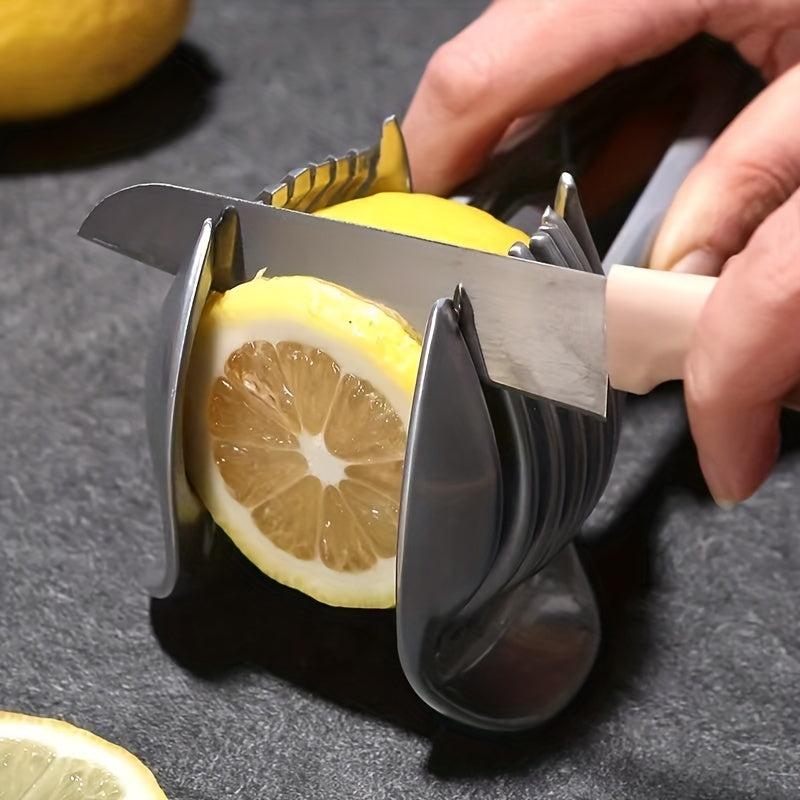 Tomato & Lemon Cutter Tool, Fruit Tongs, Egg Slicer Holder