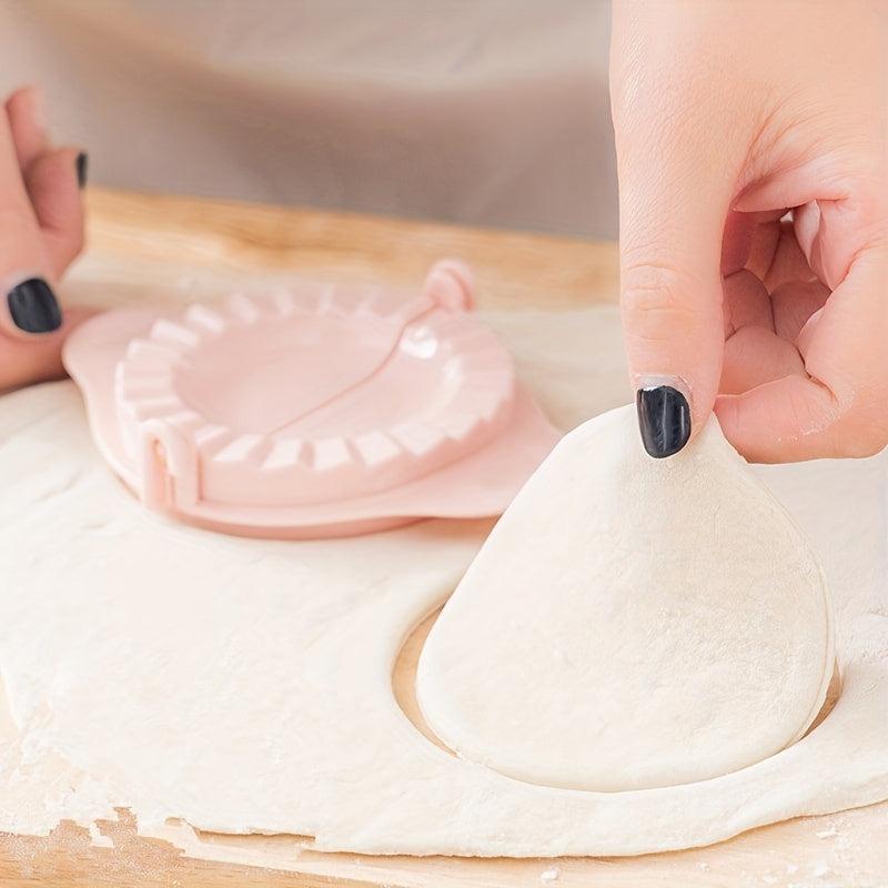 Plastic Dumpling Mold and Dough Press Set