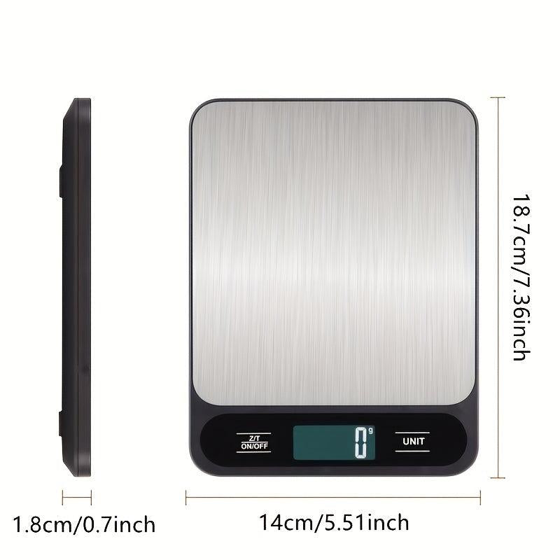 10kg Kitchen Digital Scale Stainless Steel Baking and Gram Weight Scale