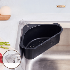 Stainless Steel Vegetable Basin Drain Basket Sink Filter Mesh Triangle