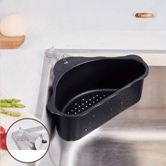 Stainless Steel Vegetable Basin Drain Basket Sink Filter Mesh Triangle
