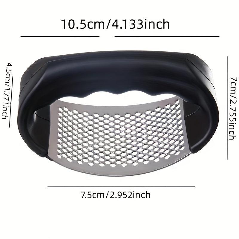 2pcs Stainless Garlic Press Rocker Mental Garlic Mincer Washable Garlic Crusher